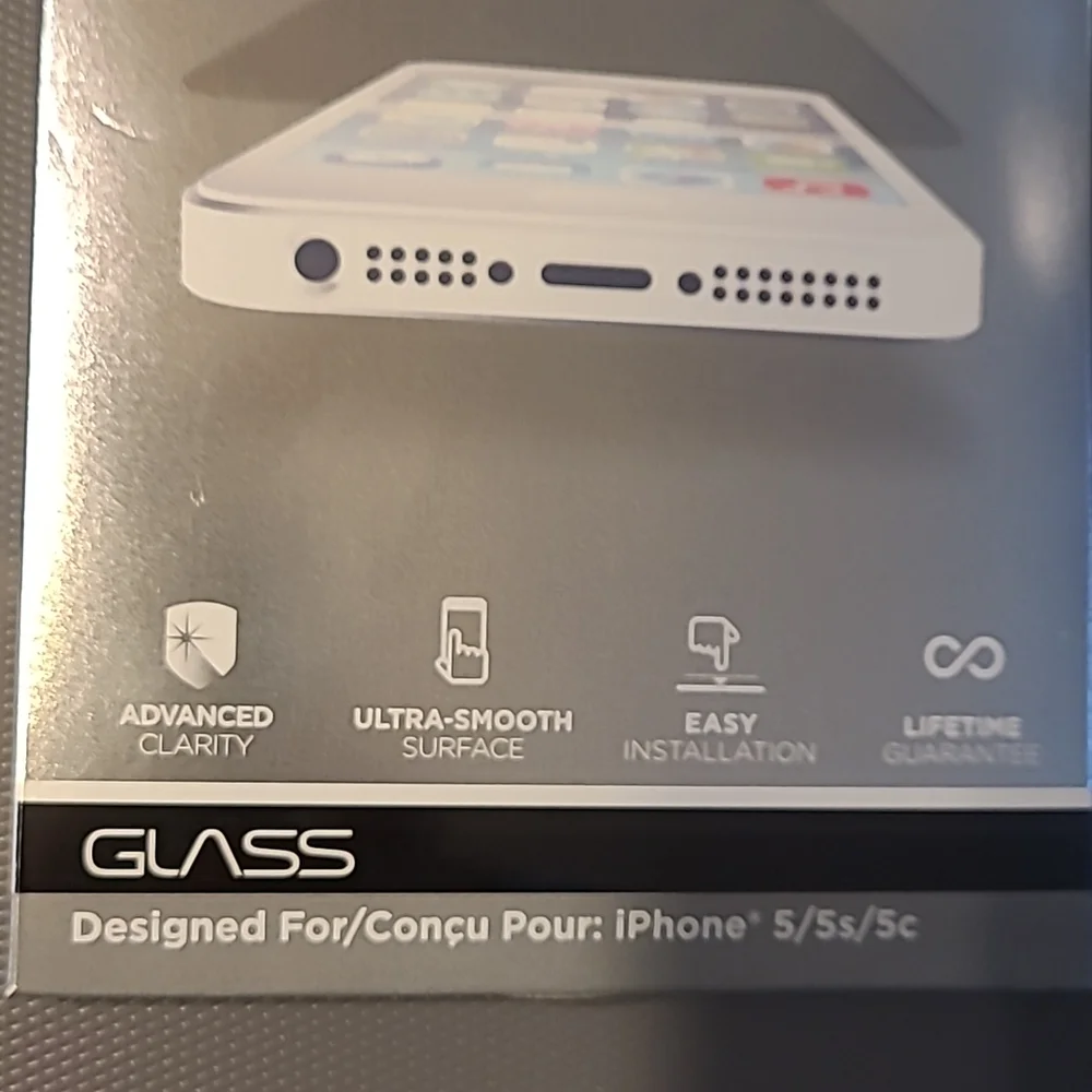 ZAGG INVISIBLE SHIELD GLASS SCREEN PROTECTION FOR iPHONE 5/5s/5c